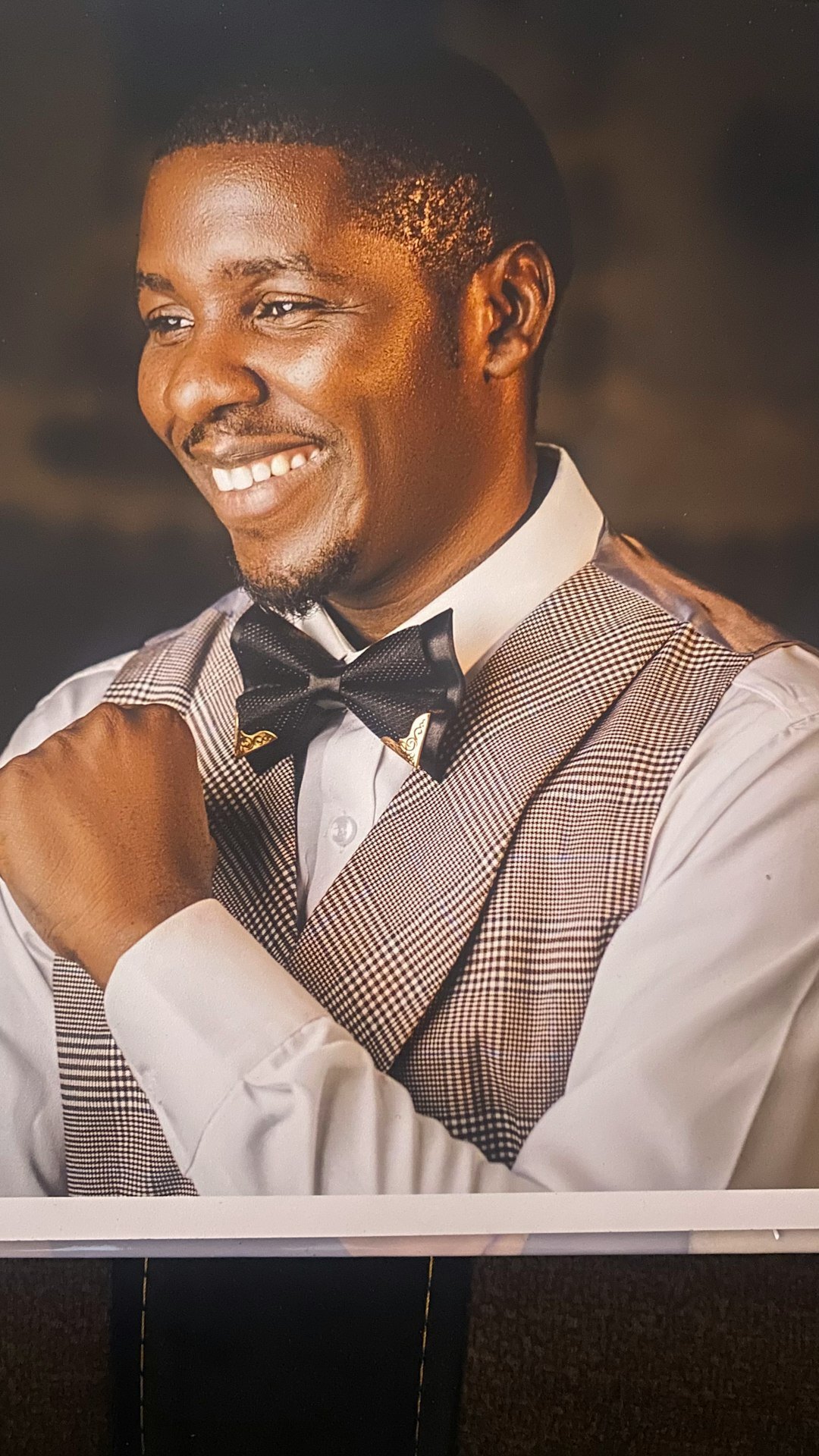 Portrait of a smiling Black professional man in business attire